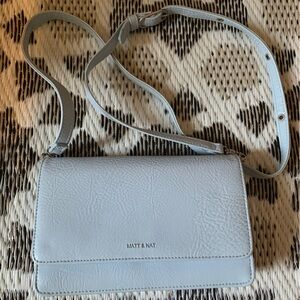 Matt & Nat Blue Crossbody Bag with Classic Design